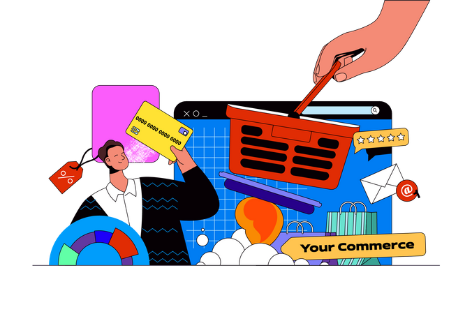 Electronic Commerce  Illustration