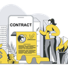 contract illustration free download