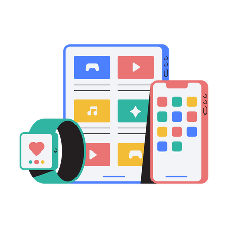 Electronic gadgets  Illustration