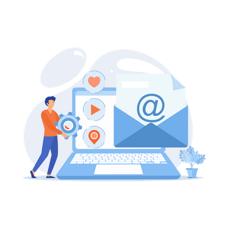 Electronic mail  Illustration