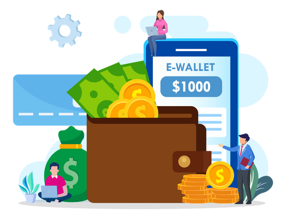 Electronic Payment  Illustration