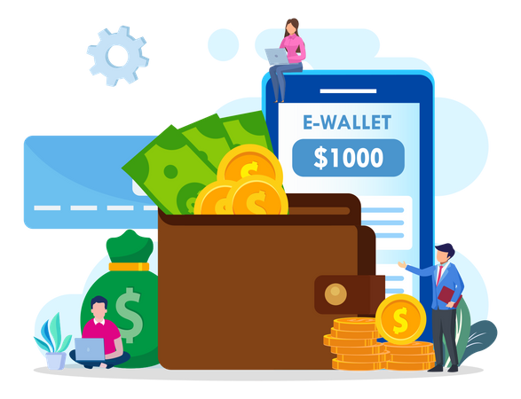 Electronic Payment  Illustration