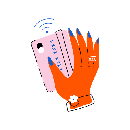 Electronic payments Illustration
