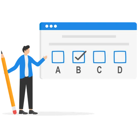 Electronic Voting  Illustration