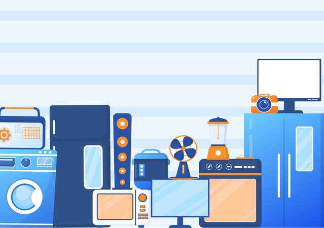 Electronics Shop  Illustration