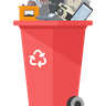 illustration for electronics waste