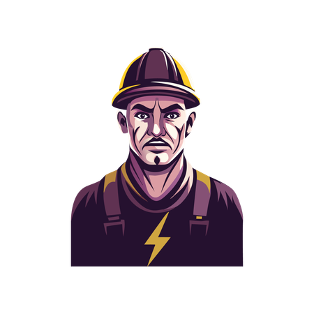 Elektriker  Illustration