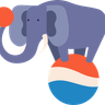 elephant show illustration