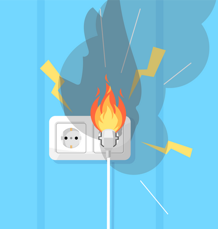 Eletricidade e defesa contra incêndio  Ilustração