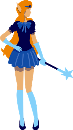 Elf costume  Illustration
