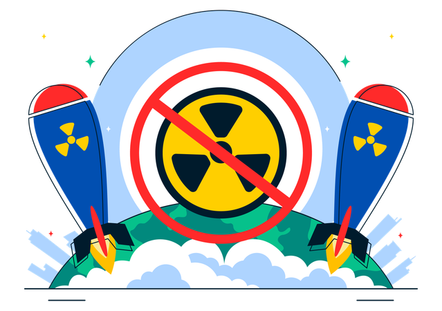Eliminación total de las armas nucleares  Ilustración