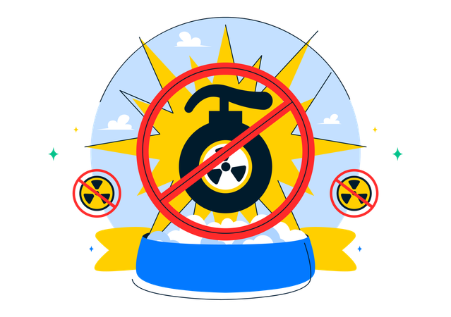 Eliminación total de las armas nucleares  Ilustración