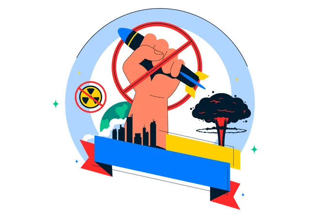 Eliminación total de las armas nucleares  Ilustración