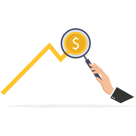 Em busca de oportunidade de investimento  Ilustração