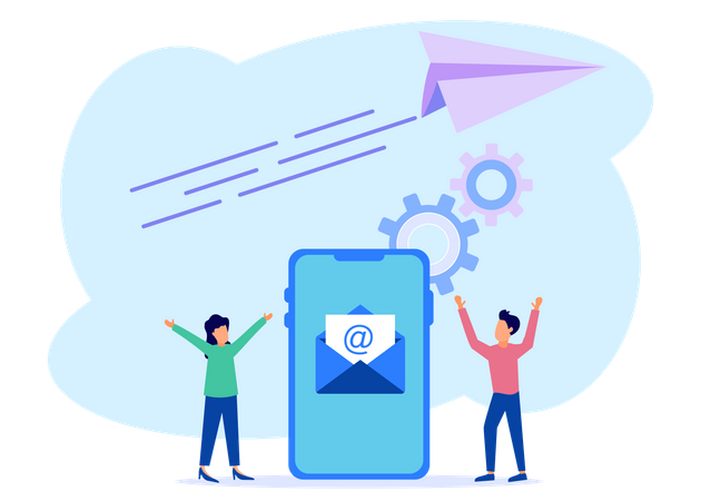 Email App  Illustration