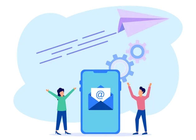 Email App  Illustration