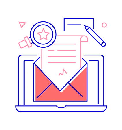 Email campaign  Illustration