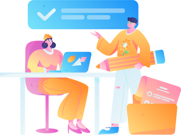 Email Campaigns  Illustration