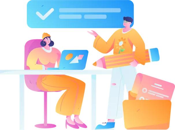 Email Campaigns  Illustration