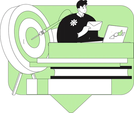 Email Campaigns  Illustration