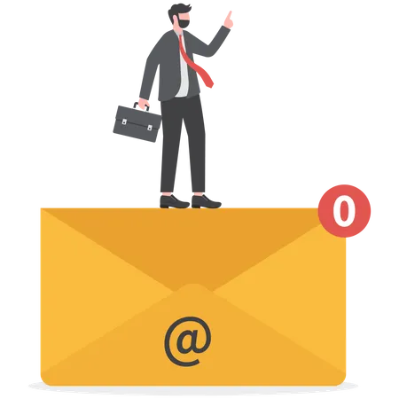 Email Management Handle Many Emails Or Manage To Reply All Emails Efficiency Or Productive Way Prioritize Or Categorize Information Concept Illustration