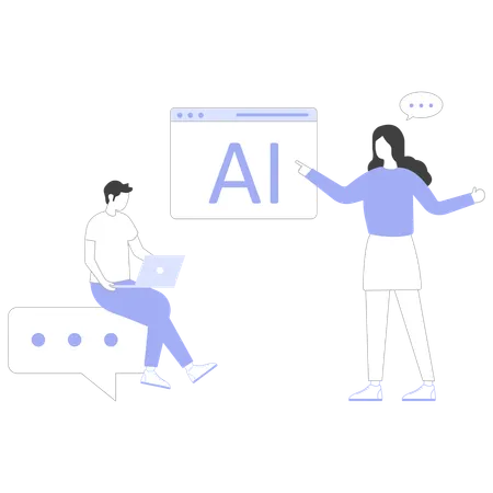 Email Management  Illustration