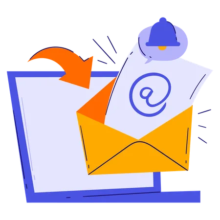 Email marketing  Illustration
