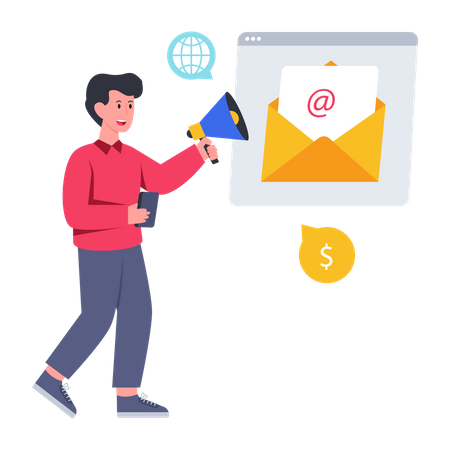 Email Marketing Illustration