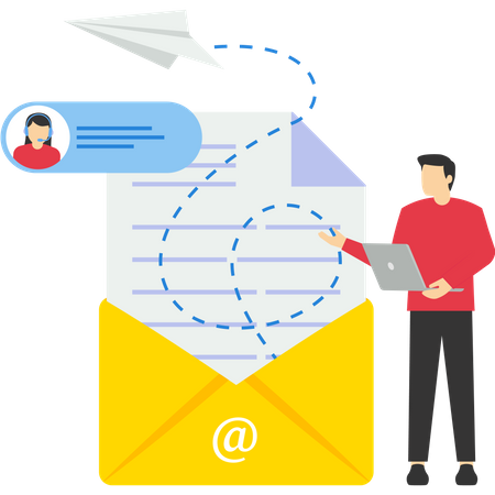 Email Marketing  Illustration