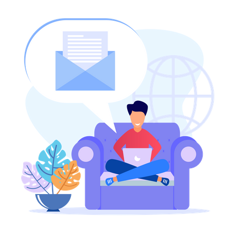 Email Marketing  Illustration