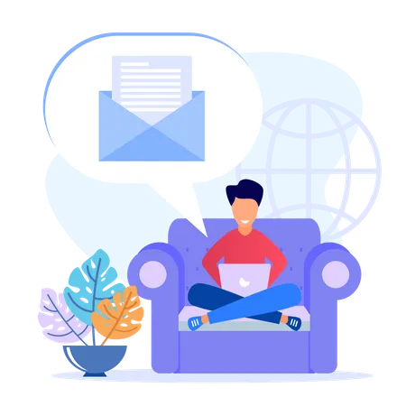 Email Marketing  Illustration