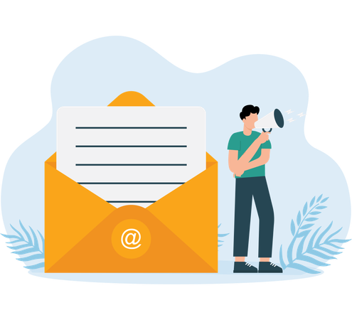 Email Marketing  Illustration