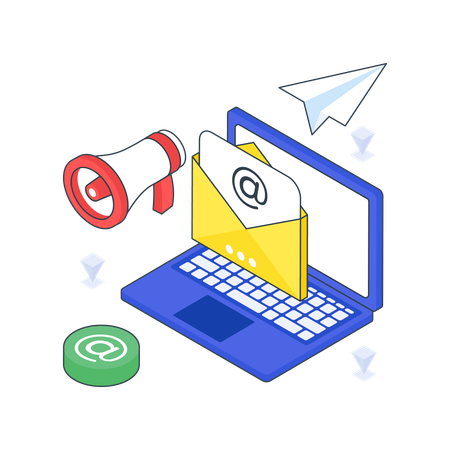 Email Marketing  Illustration