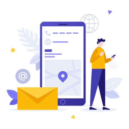 Email marketing  Illustration