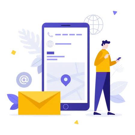 Email marketing  Illustration