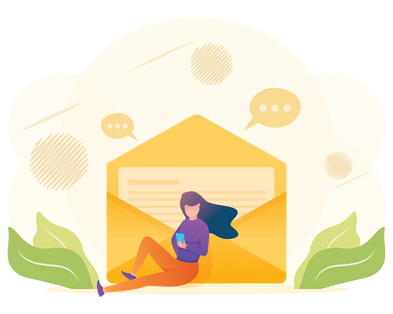 Email marketing  Illustration