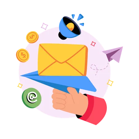 Email Marketing  Illustration