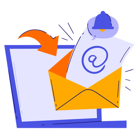 Email marketing  Illustration