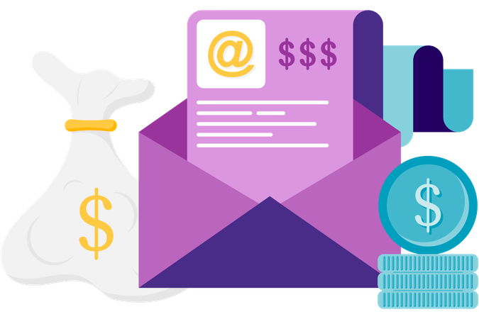 Email Marketing  Illustration