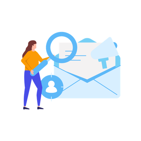 Email Marketing  Illustration