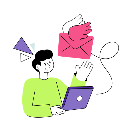 Email Marketing  Illustration