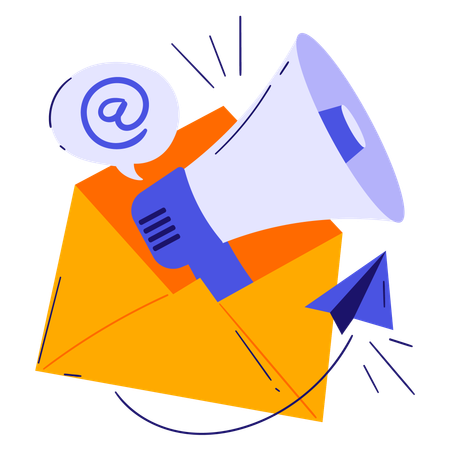 Email marketing  Illustration