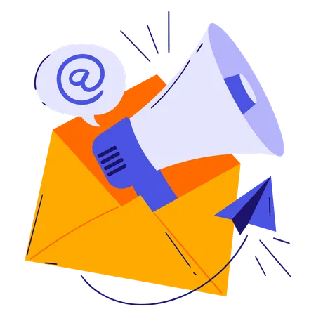 Email marketing  Illustration