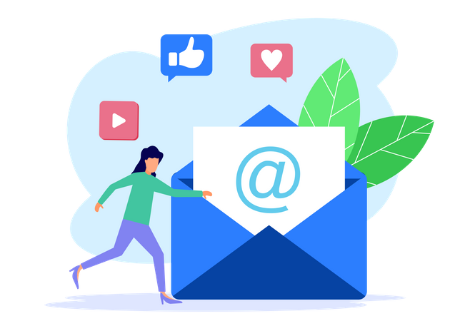 Email Marketing  Illustration