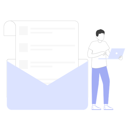 Email Marketing  Illustration