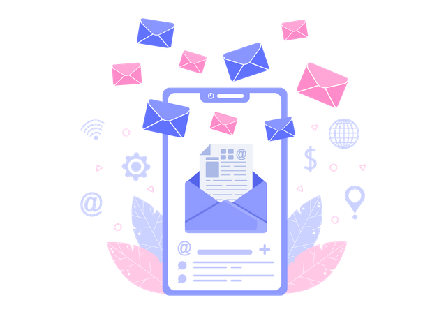 Email Marketing  Illustration