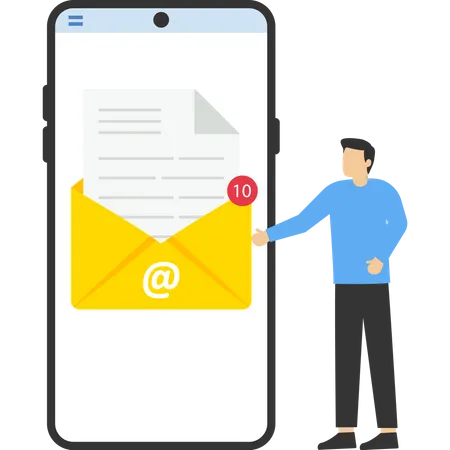 Email Marketing  Illustration