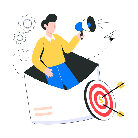 Email Marketing  Illustration