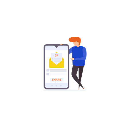 Email Marketing  Illustration