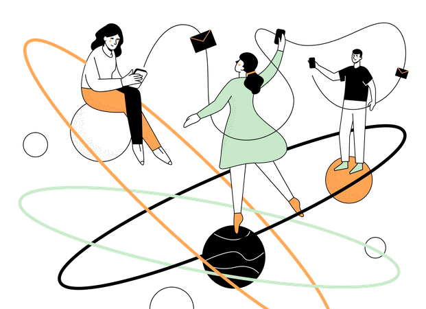 Email marketing  Illustration